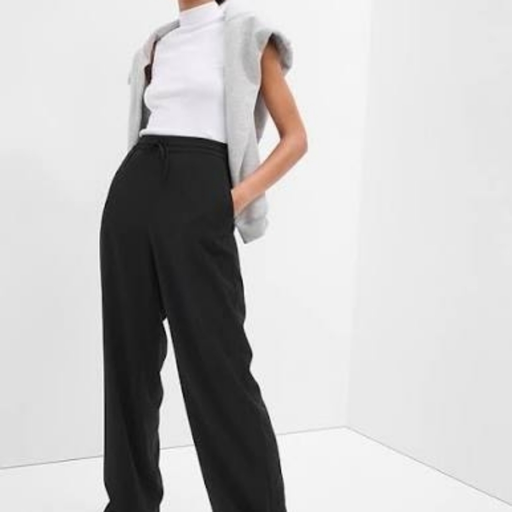 GAP Easy Twill Wide-Leg Pants